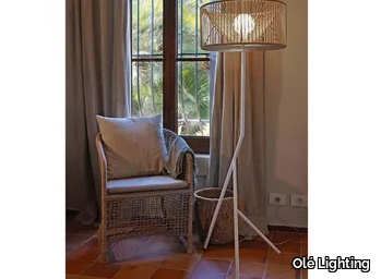 MARIOLA - LED rope floor lamp with tripod _ Olé Lighting