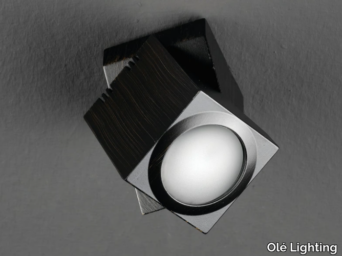 PRACTYK - LED adjustable square zinc spotlight _ Olé Lighting