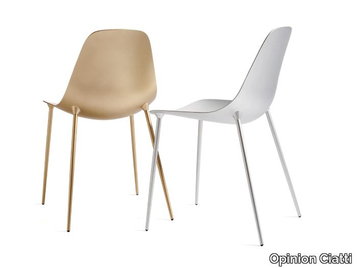 MAMMAMIA - Non stackable aluminum chair _ Opinion Ciatti