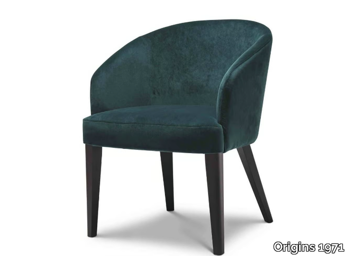 DORIS 258 - Fabric easy chair with armrests _ Origins 1971