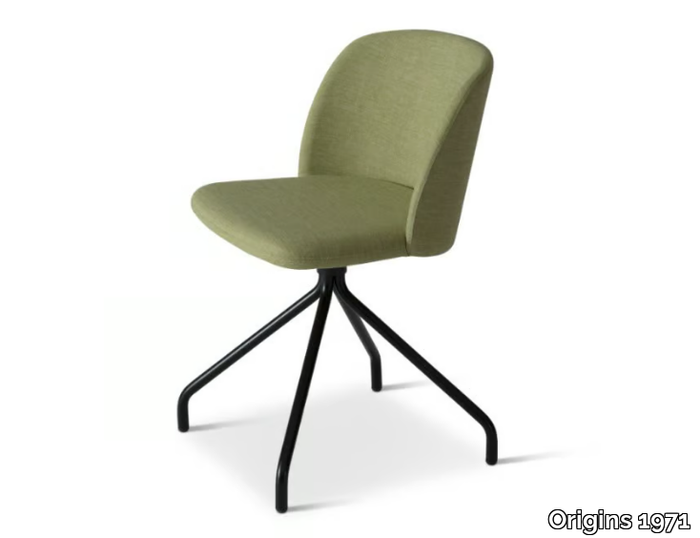 BOLD 561 - Swivel upholstered fabric chair _ Origins 1971