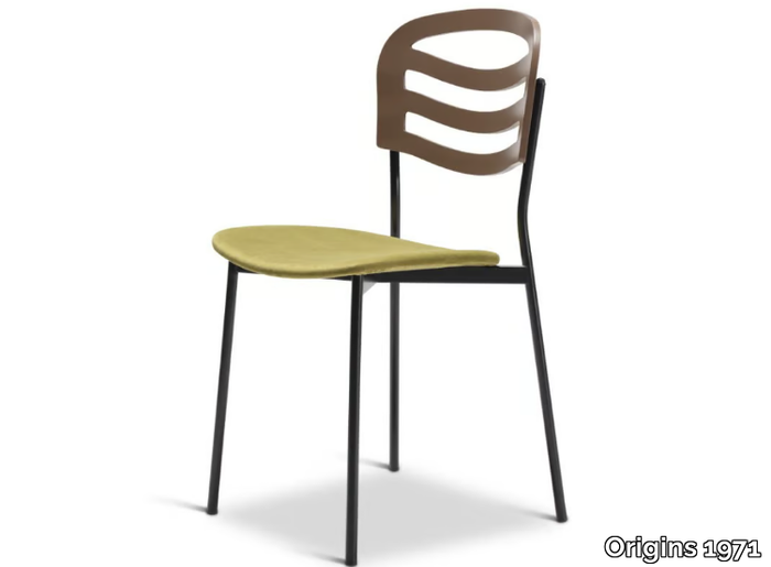 FARAH METAL 311-M - Stackable steel chair open back _ Origins 1971