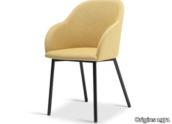 SYLVIE 720 - Upholstered fabric chair with armrests _ Origins 1971