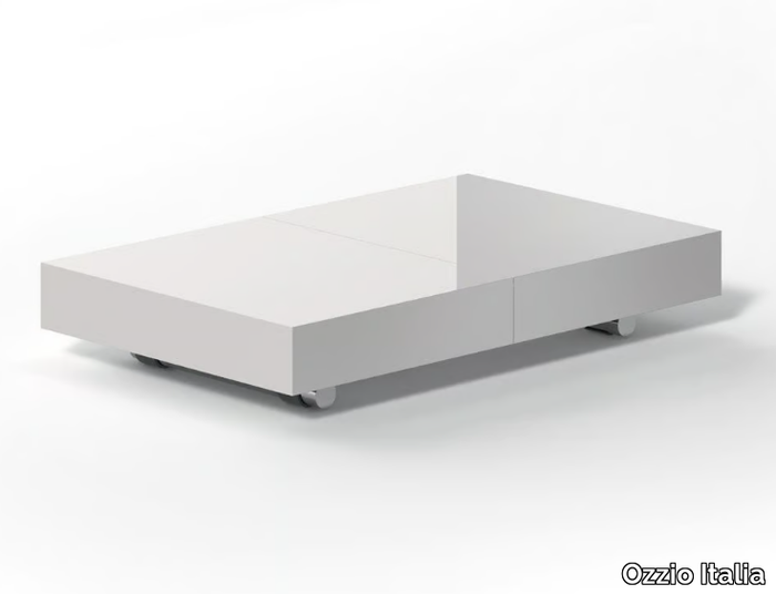 BOX - Height-adjustable extending coffee table _ Ozzio Italia