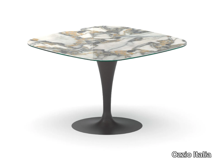BRAVO - Extending square crystal table _ Ozzio Italia
