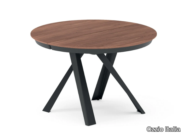 EMISFERO LEGNO - Extending wooden table _ Ozzio Italia