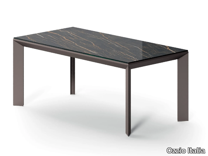 METRÒ - Extending crystal dining table _ Ozzio Italia