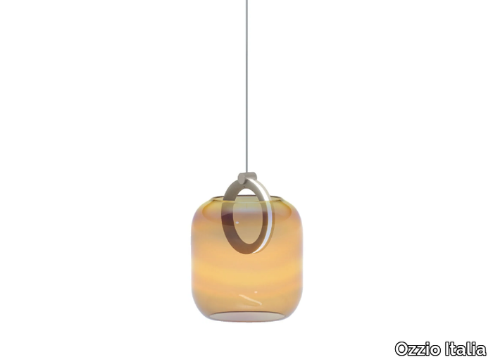 BOTTICELLE - LED blown glass pendant lamp _ Ozzio Italia