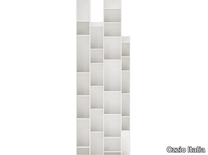 BYBLOS - Wall-mounted modular bookcase _ Ozzio Italia
