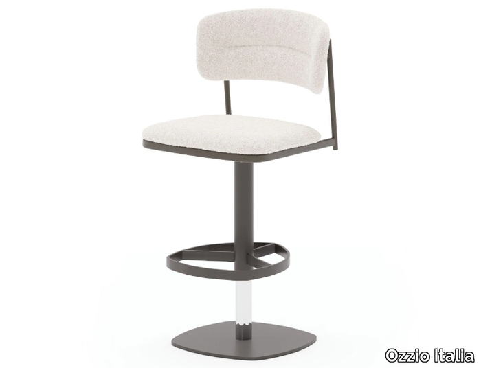 PERSY - High stool with footrest _ Ozzio Italia