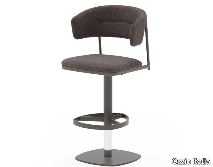 PETRA - High stool with footrest _ Ozzio Italia