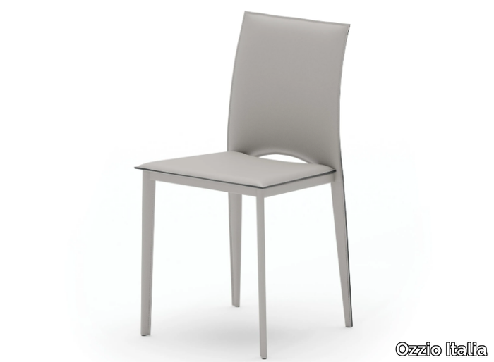 VIVA - Tanned leather chair _ Ozzio Italia