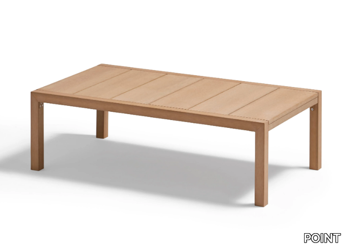 KUBIK - Rectangular TechTeak garden side table _ POINT