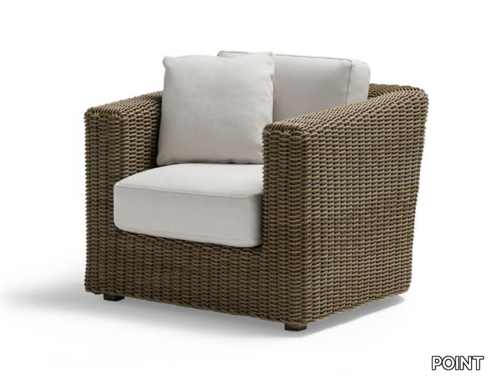 HERITAGE - Shintotex® garden armchair with armrests _ POINT