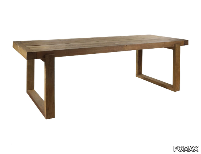 ANDALUCIA - Rectangular reclaimed wood table _ POMAX