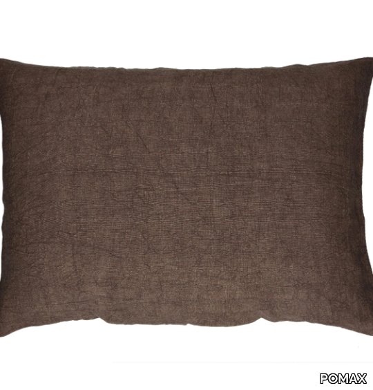 BASICS - Rectangular solid-color linen cushion _ POMAX