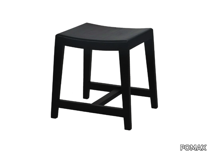 KENT - Low Mango stool with footrest _ POMAX