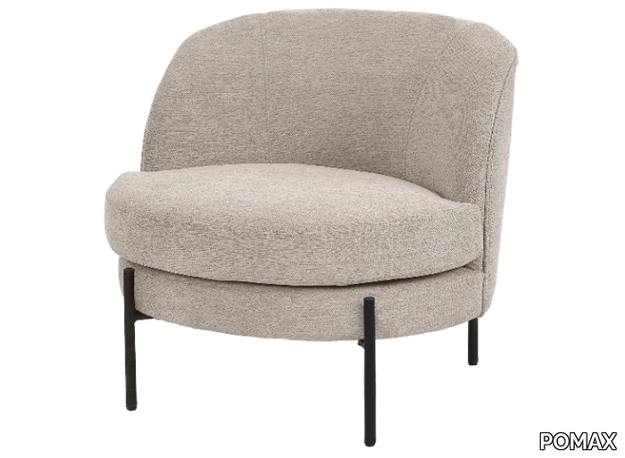 MILES - Fabric easy chair _ POMAX