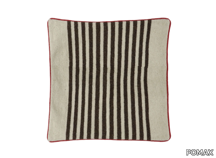 PAMPLONA - Striped wool floor cushion _ POMAX