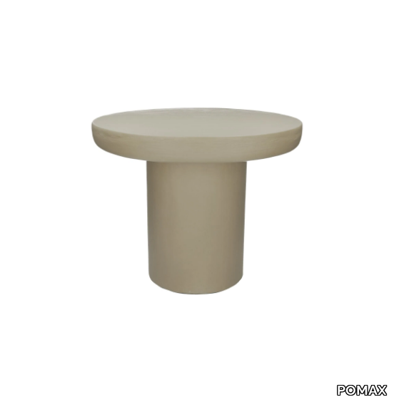 PIASTRO - Round plaster coffee table _ POMAX