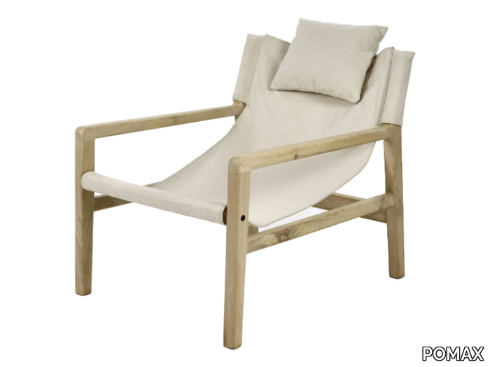 SIESTA - Armchair with armrests with headrest _ POMAX