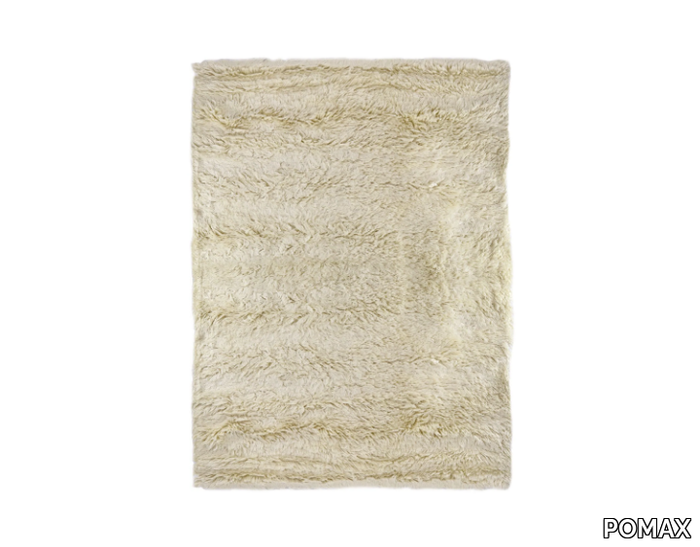VIAREGGIO - Long pile rectangular wool rug _ POMAX