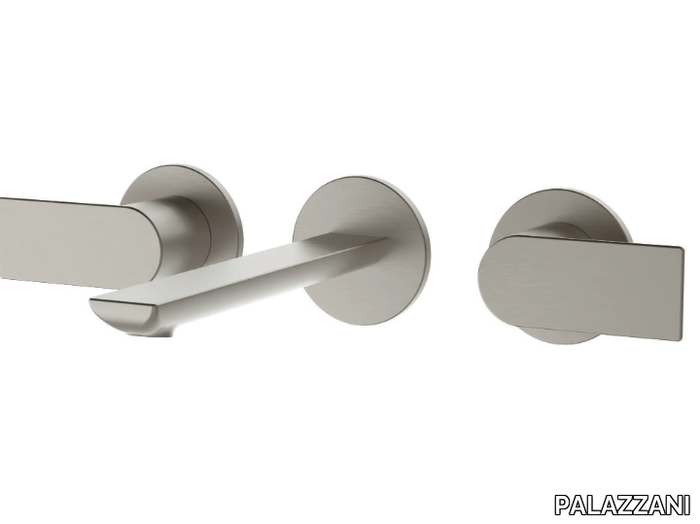 MONTECARLO 80325210 - Wall-mounted 3 hole washbasin tap _ PALAZZANI