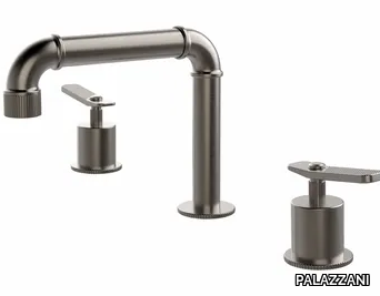 INDUSTRIAL GAS 79325510 - 3 hole countertop washbasin tap without waste _ PALAZZANI