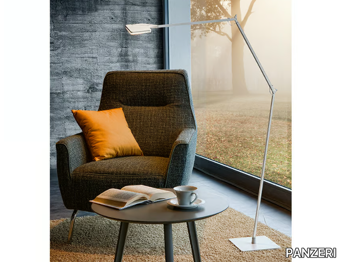 JACKIE - LED adjustable floor lamp _ PANZERI