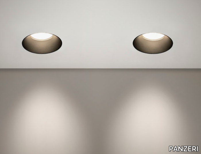 JESSIE - Round recessed LED die cast aluminium spotlight _ PANZERI