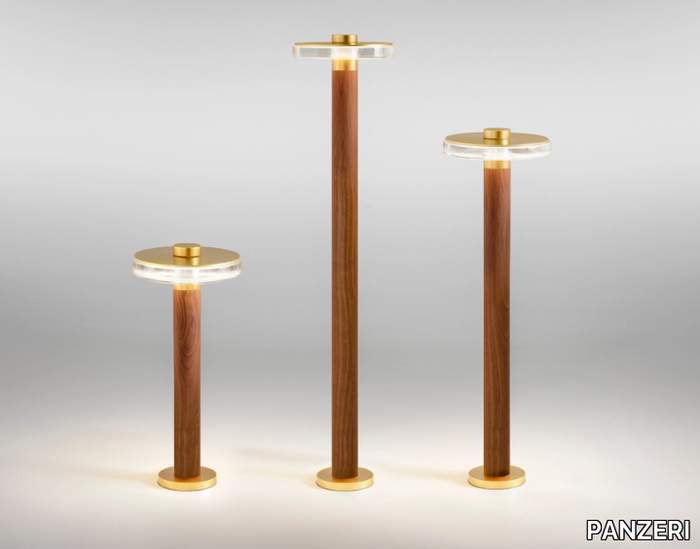 VENEXIA - LED glass and aluminium bollard light _ PANZERI