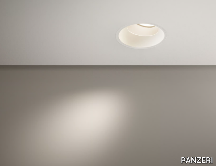 JARVIS - Recessed LED round die cast aluminium spotlight _ PANZERI