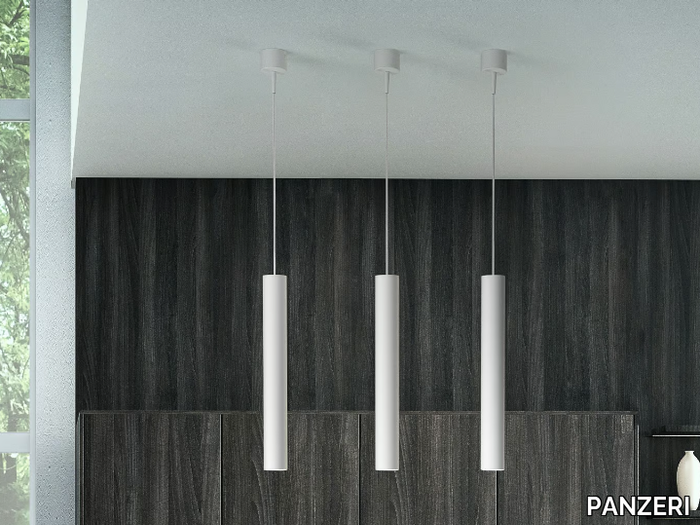 TO BE - LED extruded aluminium pendant lamp _ PANZERI