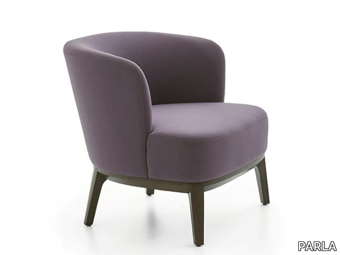 ATLAS V - Upholstered fabric easy chair _ PARLA