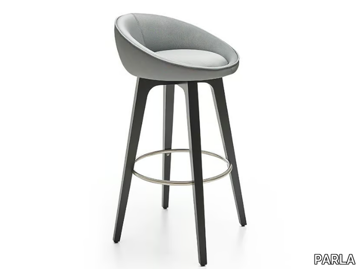 BLOOM WA - Stool with footrest _ PARLA