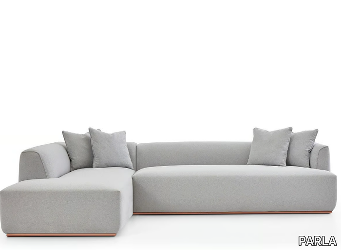 ESTIVAL L - Corner 4 seater fabric sofa _ PARLA