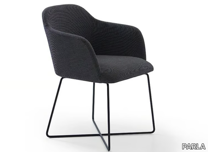 MOD W - Upholstered fabric chair _ PARLA