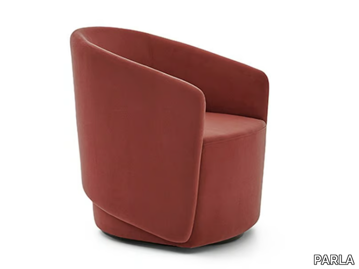 PADOVA U - Fabric easy chair with armrests _ PARLA
