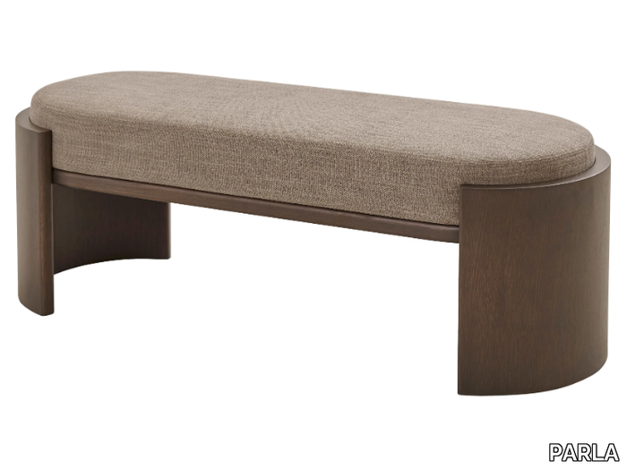 HUG - Upholstered fabric bench _ PARLA