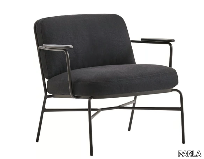 PALM COMFORT A - Fabric lobby chair with removable cover _ PARLA