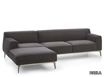 PETRA L - Fabric sofa with chaise longue _ PARLA