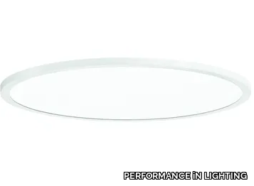 FL ROUND 555 EB - LED ceiling lamp in metal and opal glass _ PERFORMANCE iN LIGHTING