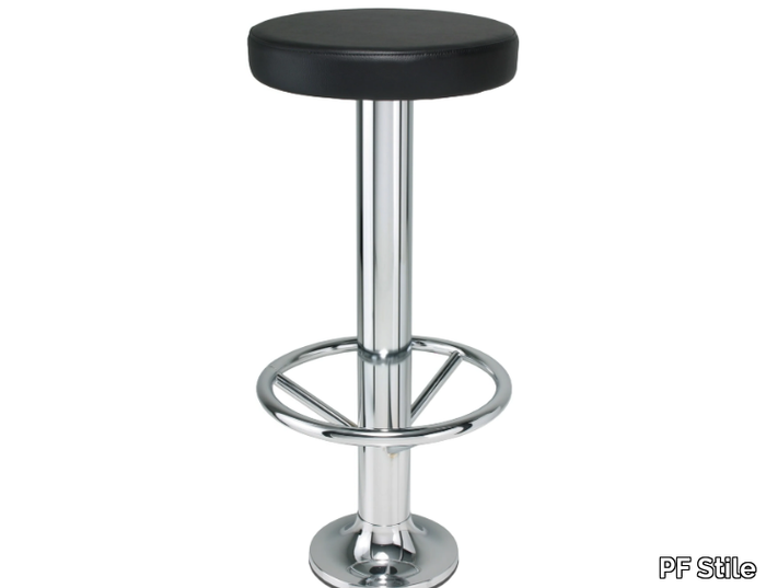 414 - Steel stool with footrest _ PF Stile