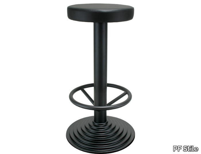 102 - Cast iron stool with footrest _ PF Stile