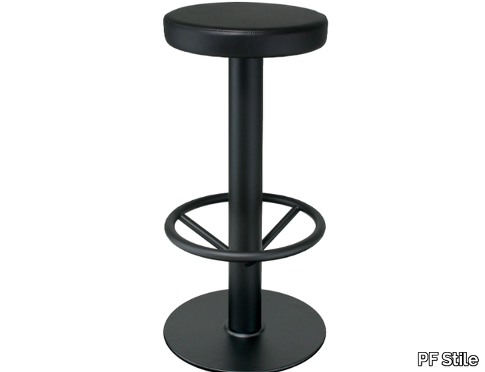 109 - Cast iron stool with footrest _ PF Stile