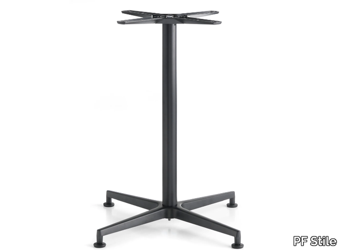 VISION - Aluminium table base with 4-spoke base _ PF Stile