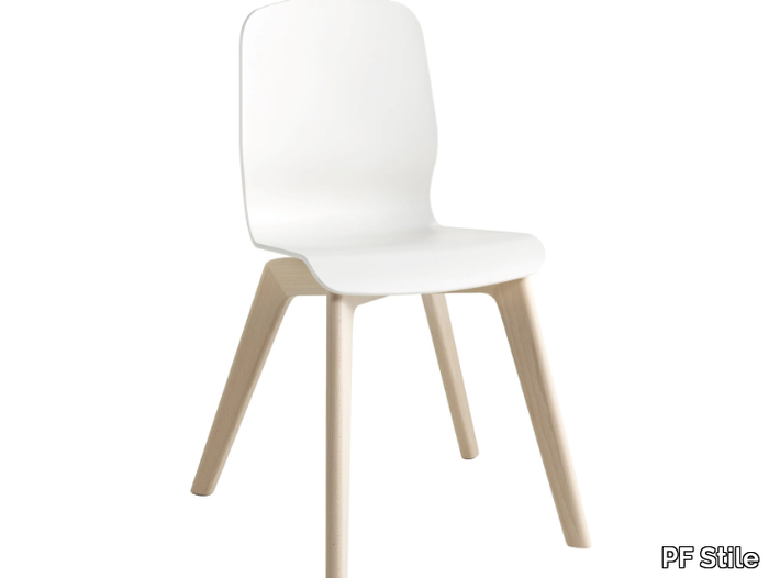 GLAMOUR WOOD PLASTIC - Technopolymer chair _ PF Stile