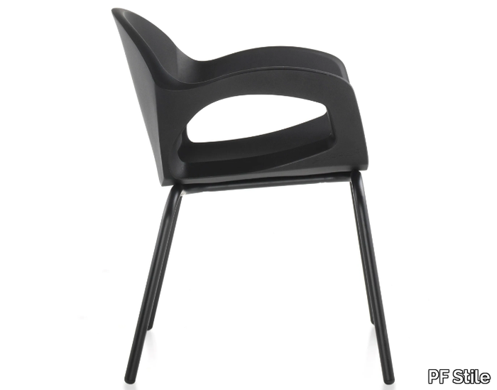 PEPPER - Stackable polyethylene garden chair _ PF Stile