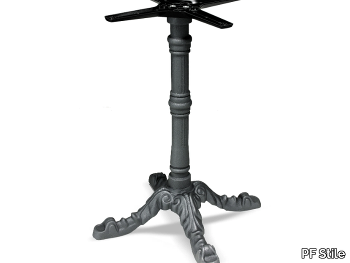 BASE 101/4 - Cast iron table base with 4-spoke base _ PF Stile