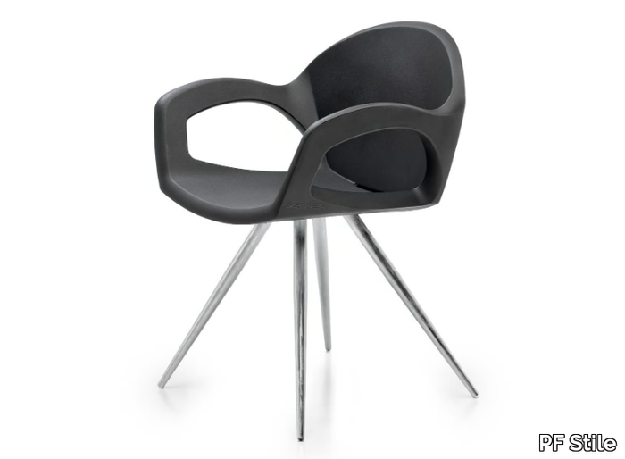 PEPPER SPIDER - Polyethylene chair with armrests _ PF Stile